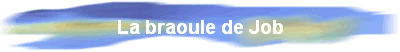 La braoule de Job